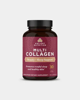 Ancient Nutrition Multi Collagen - Beauty + Sleep Support - 90 Capsules