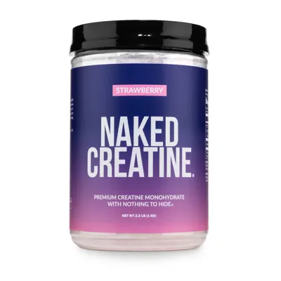 Strawberry Creatine Monohydrate Powder | Naked Creatine - 2.2LB