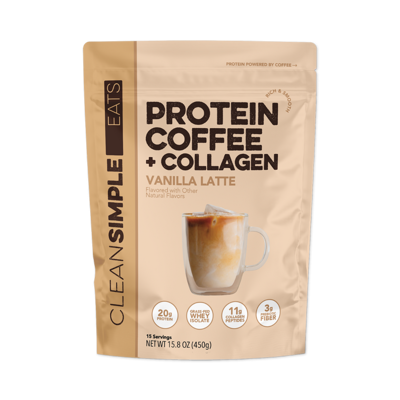 Protein Coffee + Collagen: Vanilla Latte - 15 Serving Bag