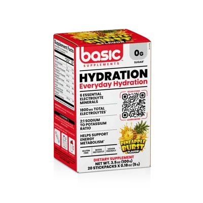 Basic Supplements Basic Hydration, Pineapple Burst