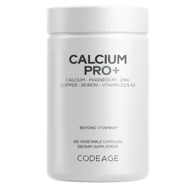 Codeage Calcium Pro+ Calcium Magnesium Supplement - 120