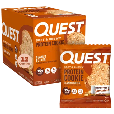 Peanut Butter Protein Cookies - 3 x 12ct. Box