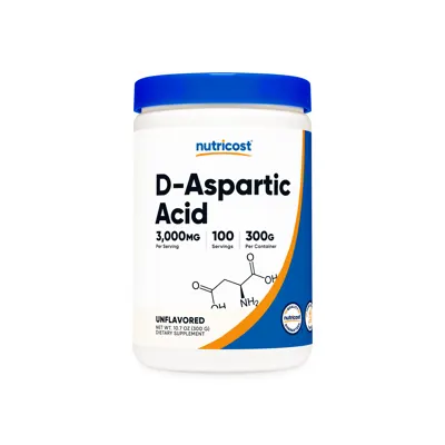 Nutricost D-Aspartic Acid Powder - 500 Grams