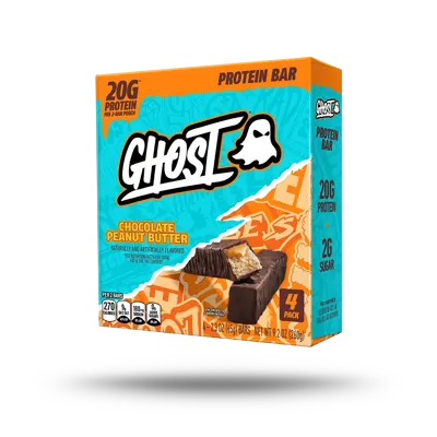 Ghost® Protein Bars | Chocolate Peanut Butter 4 Pack - 4-Pack