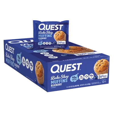 Bake Shop Blueberry Muffins - 4 Count Box