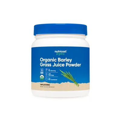 Nutricost Organic Barley Grass Juice Powder - 2LB