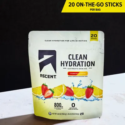 Strawberry Lemonade Clean Hydration - 20 Serving Bag / EA