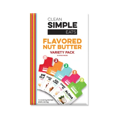 Nut Butter: Butter Variety (10 Single Serving Stick Packs)