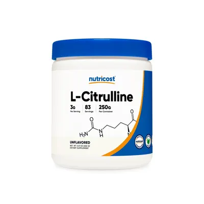 Nutricost L-Citrulline (Base) Powder - 250 Grams