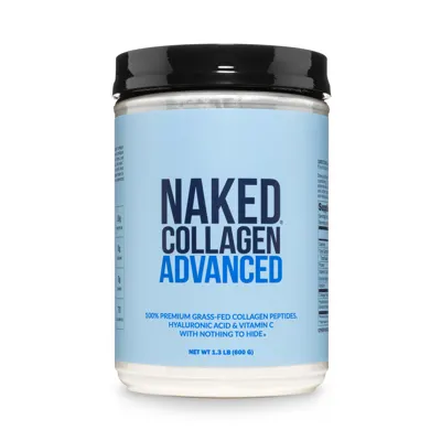 Collagen Peptides with Hyaluronic Acid | Naked Collagen Advanced - 1.3 LB