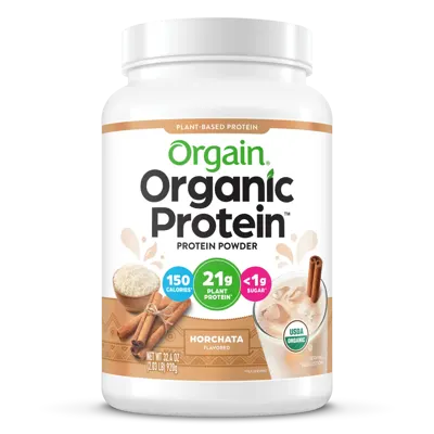 Organic Protein™ Plant Based Protein Powder - Horchata - 2.03lb canister