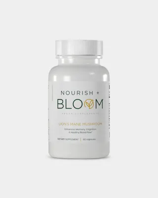 Nourish + Bloom Lion's Mane Mushroom - 60 Capsules