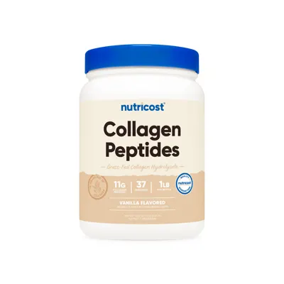 Nutricost Grass-Fed Bovine Collagen Hydrolysate Powder - 1 LB
