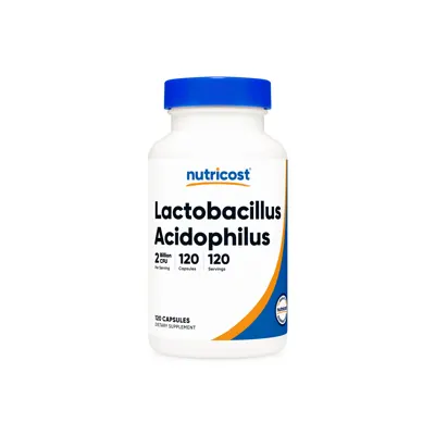 Nutricost Lactobacillus Acidophilus Capsules - 500 Million Cfu
