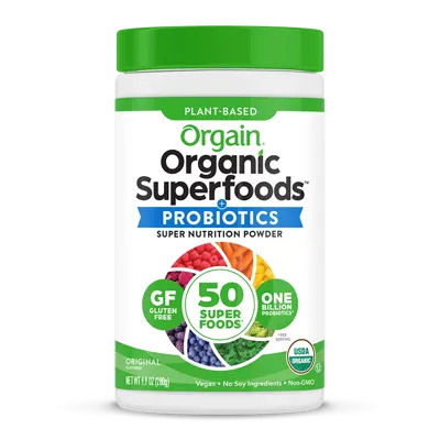 Organic Superfoods Probiotics Powder - Original - 0.62lb Canister
