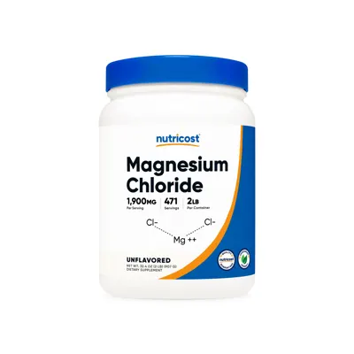 Nutricost Magnesium Chloride Powder UF - 2 LB