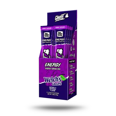 Ghost® Energy Sticks 8-Pack x Welch'S® | Grape - 8 Sticks