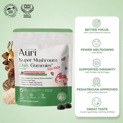 Super Mushroom Daily Gummies® for Kids - 1-Pack / 30 Day Supply