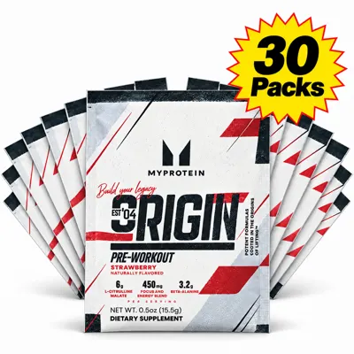 MyProtein Origin Pre-Workout Singles 30pk