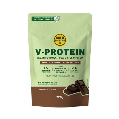 GoldNutrition V-Protein Kombucha Vegan Protein Chocolate 720g