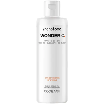 Codeage Nanofood Wonder-C Liquid Vitamin C - Codeage Wonder-C Orange Tangerine 15.22 oz