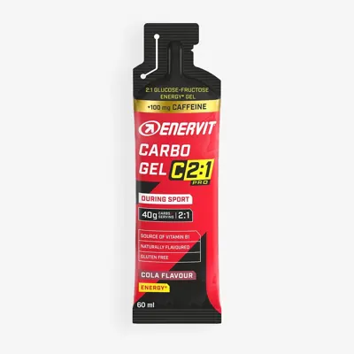 Enervit Carbo Gel C2:1Pro - Cola with caffeine - 60 ml
