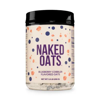 Blueberry Cobbler Protein Oats | Naked Oats