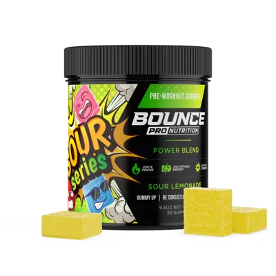 Pre-Workout Gummies  - Sour Series - Power Blend - 30 Count