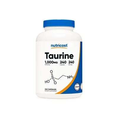 Nutricost Taurine Capsules - 240 Capsules