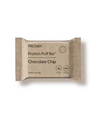 Chocolate Chip Plant Protein Puff Bars - 12 Bars