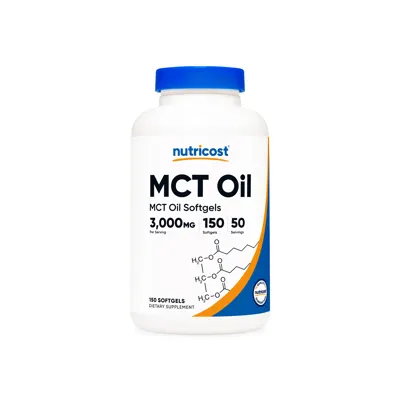 Nutricost MCT Oil Softgels - 150 Softgels
