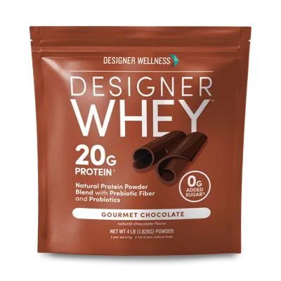 Designer Whey Gourmet Chocolate Protein Powder, 4 lb