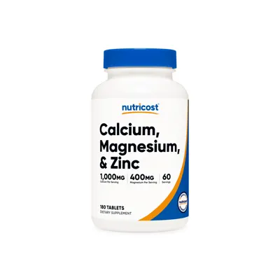 Nutricost Calcium, Magnesium & Zinc Tablets