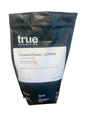 Marshmallow Treat (Heavy) with Other Natural Flavors 90% Pea Protein Isolate non-Gmo, 10% Hemp Protein Powder 1lb