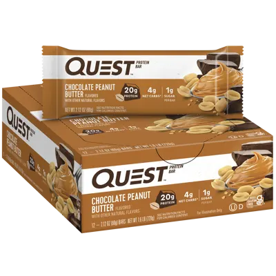 Chocolate Peanut Butter Protein Bar - 12 Count Box