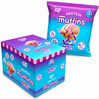 Alpha Prime Bites Protein Mini Muffins 12pk