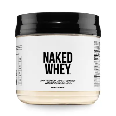 Grass Fed Whey Protein Powder | Naked Whey - 1LB