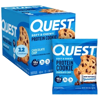 Chocolate Chip Protein Cookies - 12 Count Box