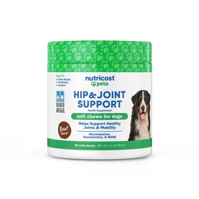 Nutricost Pets Hip & Joint Support [60 Chews] [Beef]
