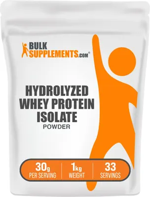 Hydrolyzed Whey Protein Isolate Powder - Powder / 1 Kilogram (2.2 lbs)