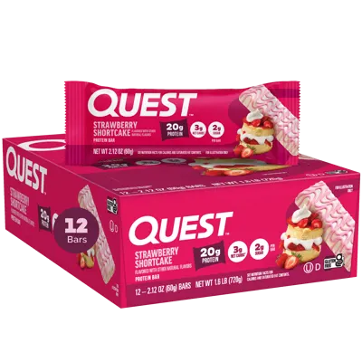 Strawberry Shortcake Protein Bar - 12 Count Box