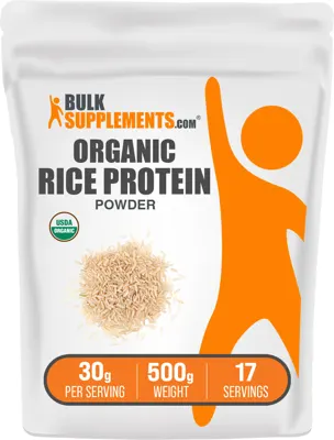 Organic Rice Protein Powder - Powder / 1 Kilogram (2.2 lbs)