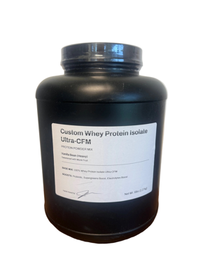 100%Whey Protein Isolate Ultra-Cfm Vanilla Bean (Heavy) Sweetened with Monk Fruit 100% Whey Protein Isolate Ultra-Cfm Boosts: Probiotic, Supergreens Boost, Electrolytes Boost 5lb