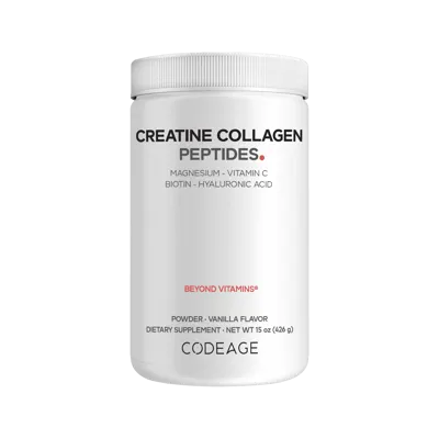 Codeage Creatine Collagen Peptides - 15 oz
