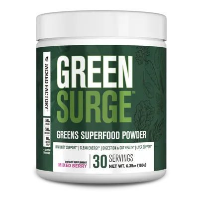 Green Surge Greens Powder w/Probiotics & Digestive Enzymes