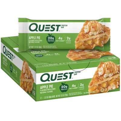 Apple Pie Protein Bars - 12 Count Box