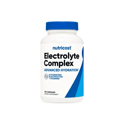 Nutricost Electrolyte (8 Hydrating Electrolytes & Vitamins) (120 Cap)