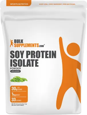 Soy Protein Isolate Powder - Powder / 1 Kilogram (2.2 lbs)