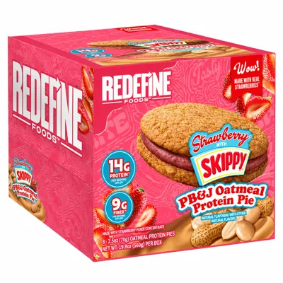 Redefine Foods Oatmeal Protein Pies 8pk