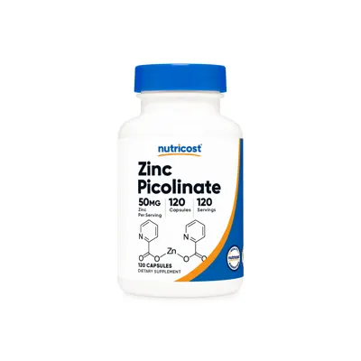 Nutricost Zinc Picolinate Capsules - 120 Caps